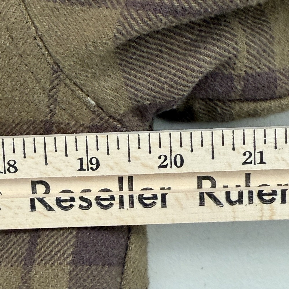 Nike 6.0‎ Hooded Jacket Women XL Green Plaid Sherpa Collar Quilted Lining - Picture 13 of 15
